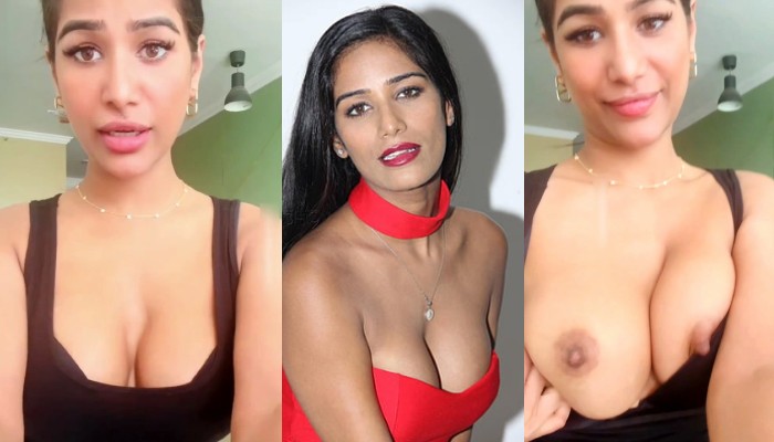 Poonam Pandey Showing Boobies And Saying Did You Miss Them