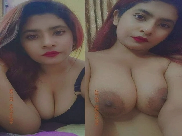 Red Lips Indian Girl Nude Boobs Viral Exposure